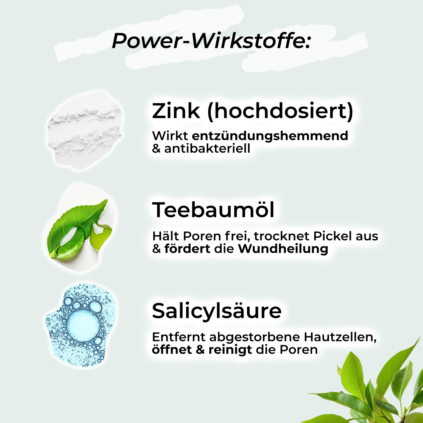 Zinksalbe gegen Pickel