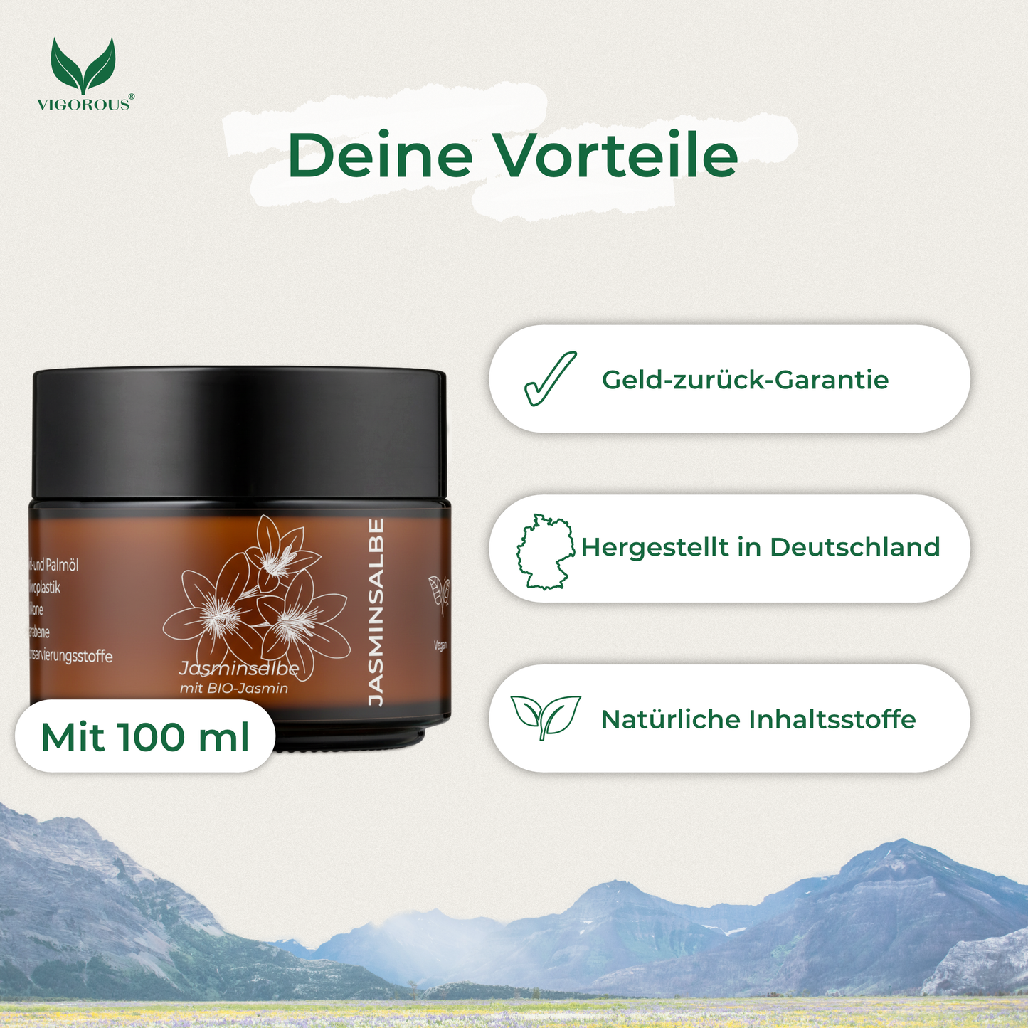 Jasminsalbe gegen Augenringe