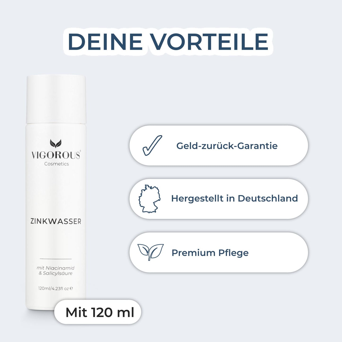 Zinkwasser gegen Pickel