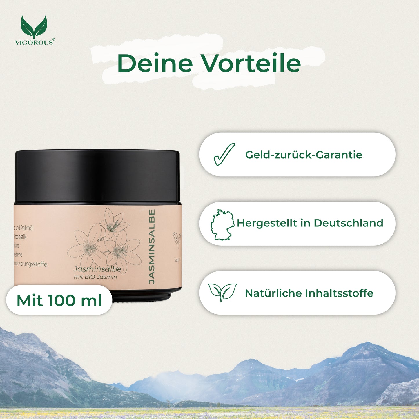 Jasminsalbe gegen Augenringe