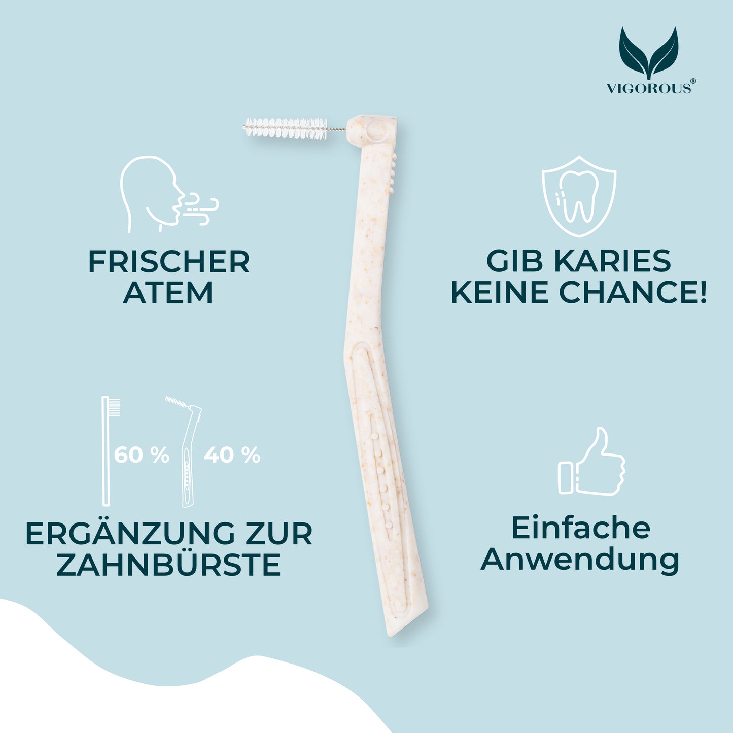 Nachhaltige L-Form Interdentalbürsten